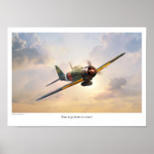 Aviation Art Poster "Mitsubishi A6M Zero" (Vorne)