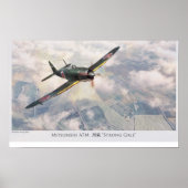 Aviation Art Poster "Mitsubishi A7M" (Vorne)