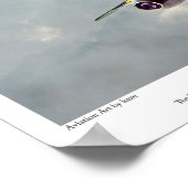 Aviation Art Poster "Nakajima Kikka" (Ecke)