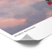 Aviation Art Poster "P-38 Lightning" (Ecke)