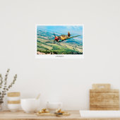 Aviation Art Poster "P-40 Kittyhawk" (Küche)