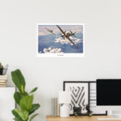 Aviation Art Poster "P-40 Warhawk" (Heimbüro)