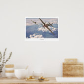 Aviation Art Poster "P-40 Warhawk" (Küche)