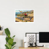 Aviation Art Poster "P-47 Thunderbolt" (Heimbüro)