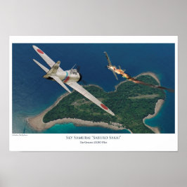 Aviation Art Poster "Saburo Sakai"