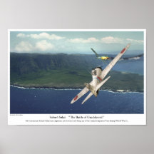 Aviation Art Poster "Samurai Saburo Sakai"
