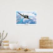 Aviation Art Poster "SBD Dauntless" (Küche)