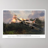Aviation Art Poster "Skyraider" (Vorne)