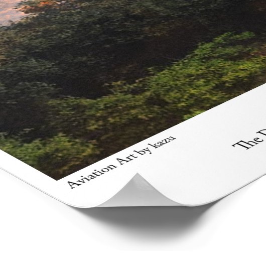 Aviation Art Poster "Skyraider" (Ecke)