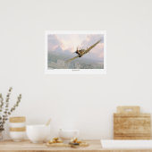 Aviation Art Poster "Supermarine Spitfire" (Küche)