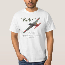 Aviation Art T-shir "Nakajima B5N　九七式艦上攻撃機　"Kate"" T-Shirt