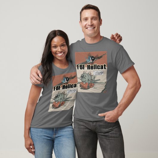 Aviation Art T-shirt “F6F Hellcat" (Unisex)