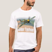 Aviation Art T-shirt “Hawker Typhoon" (Vorderseite)