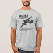 Aviation Art T-shirt "Me 262 Schwalbe " (Vorderseite)
