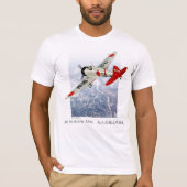 Aviation Art T-shirt “Mitsubishi A5M Claude" (Vorderseite)