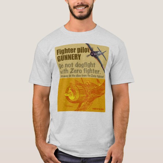 Aviation Art T-shirt “ZERO" (Vorderseite)