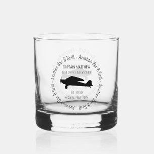 Aviation Bar & Grill Trinkbehälter Trinkbehälter R Whiskyglas