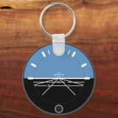 Aviation Basic Button-Schlüsselanhänger Schlüsselanhänger (Vorderseite)