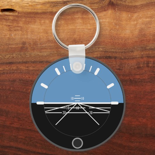 Aviation Basic Button-Schlüsselanhänger Schlüsselanhänger (Vorderseite)
