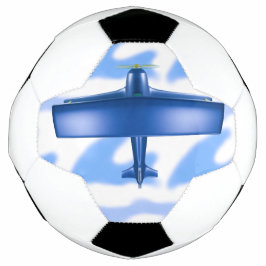 Aviation Blue Flugzeug Fußball