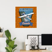 Aviation Canada Northern Adventure Poster (Heimbüro)