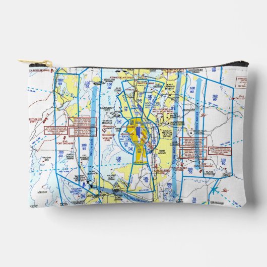 Aviation Chart Accessory Pouch Zubehörtasche (Vorderseite)