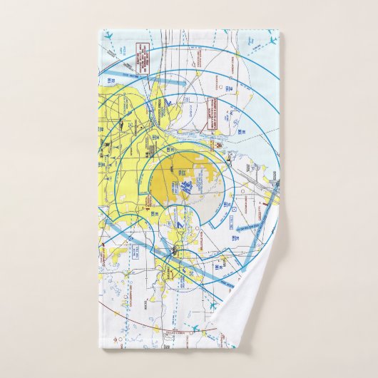 Aviation chart handtuch (Handtuch)