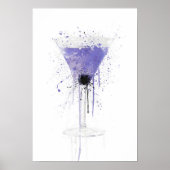 Aviation Cocktail Poster (Vorne)