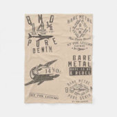 AVIATION FLEECEDECKE (Vorderseite)