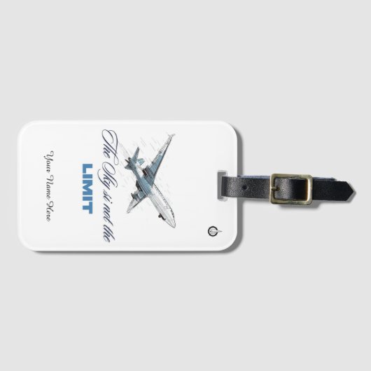 Aviation Gepäckanhänger (Vorderseite (Horizontal))