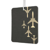 Aviation Gold Airplanes Air Freshener Autolufterfrischer (Links)