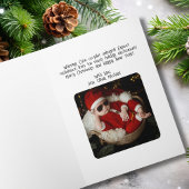 Aviation Jet Fighter Christmas Tree & Photo Funny Karte