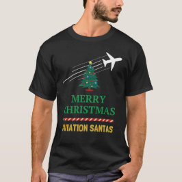 Aviation Santas - Flugweihnachtspiloten T-Shirt