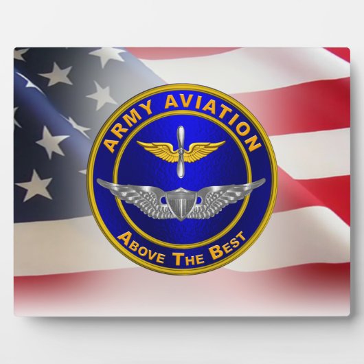 Aviation Wings Army Veteran Fotoplatte (Vorderseite)