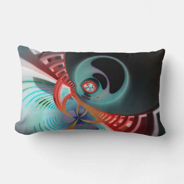 Aviational Bestimmungsort von Mailand Lendenkissen (Vorderseite)