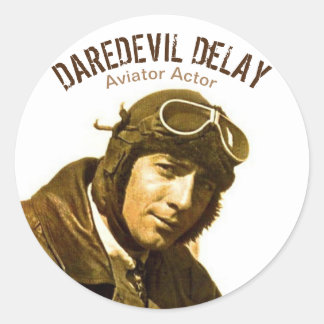 Aviator Actor DAREDEVIL DeLAY - Decal Sheet Runder Aufkleber