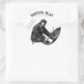 Aviator Actor DAREDEVIL DeLAY - Decal Sheet Runder Aufkleber (Tasche)