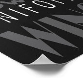 Aviator Alphabet Subway Art Poster (Ecke)