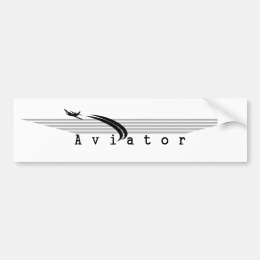 Aviator-Autoaufkleber Autoaufkleber (Vorne)