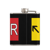 Aviator - AV8R - Flachmann (Rückseite)