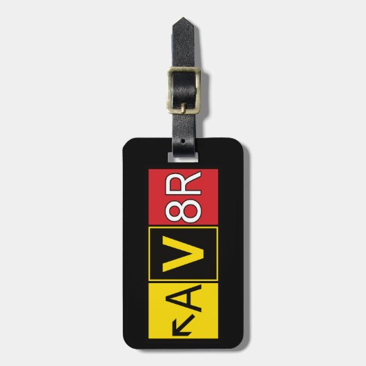 Aviator - AV8R - Gepäckanhänger (Vorderseite vertikal)