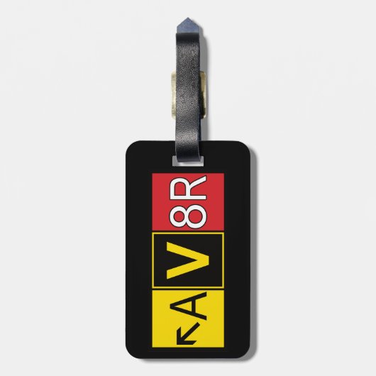 Aviator - AV8R - Gepäckanhänger (Rückseite vertikal)