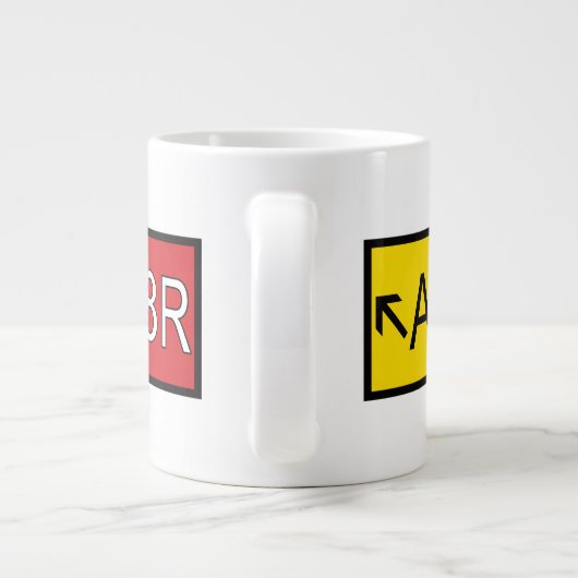 Aviator - AV8R - Jumbo-Tasse (Rückseite)