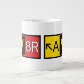 Aviator - AV8R - Jumbo-Tasse (Vorderseite)
