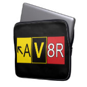 Aviator - AV8R - Laptopschutzhülle (Vorderseite Links)