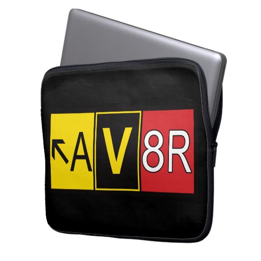 Aviator - AV8R - Laptopschutzhülle (Vorderseite Links)