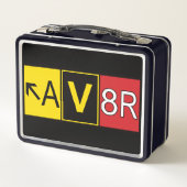 Aviator - AV8R - Metall Brotdose (Rückseite)