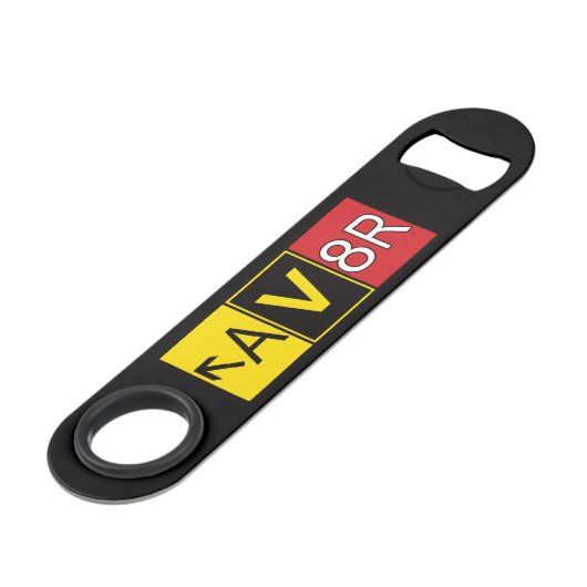 Aviator - AV8R - Speed Flaschenöffner (Rückseite Schrägansicht)