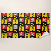 Aviator - AV8R - Strandtuch (Vorderseite)