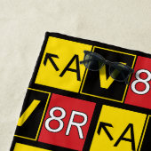 Aviator - AV8R - Strandtuch (Beispiel)